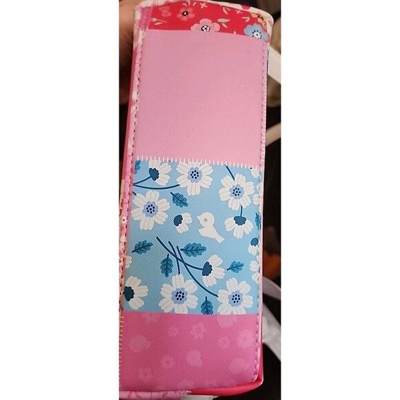 Hello Kitty Loungefly Patch Work Backpack Mini Bag Purse Sanrio Very Nice - Picture 8 of 8